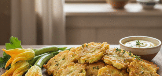 Beignets de Fleurs de Courgettes croustillants et aériens