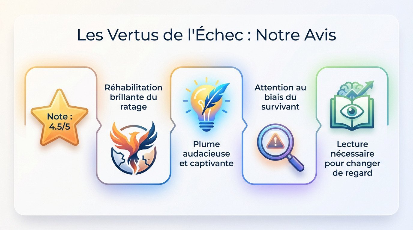 Livre Les vertus de l'échec par Charles Pépin avis critique