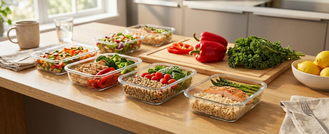 Plan de repas sain pour une semaine de travail