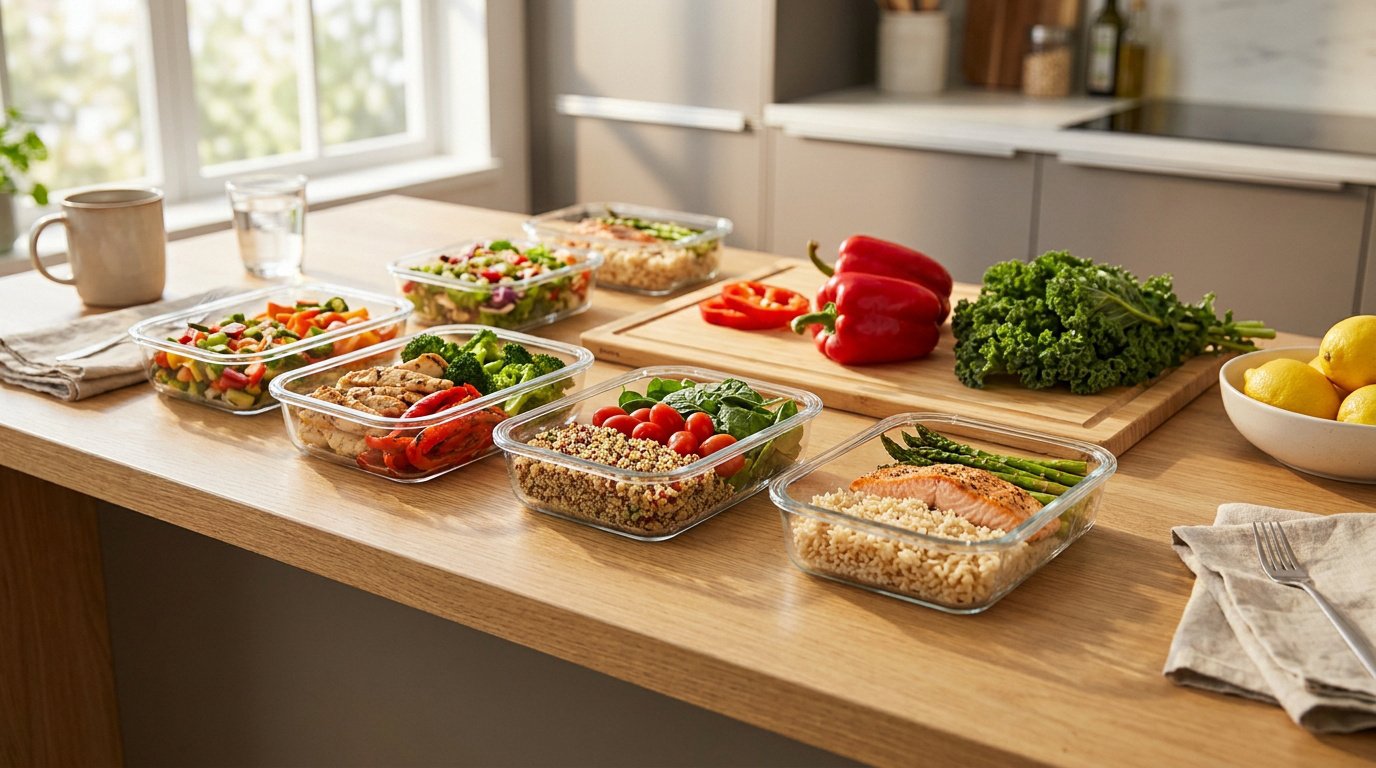Plan de repas sain pour une semaine de travail