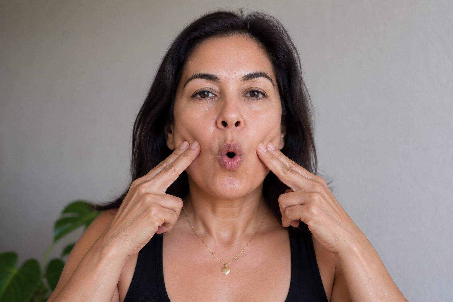 Pratiquer des exercices ciblés selon les zones faciales