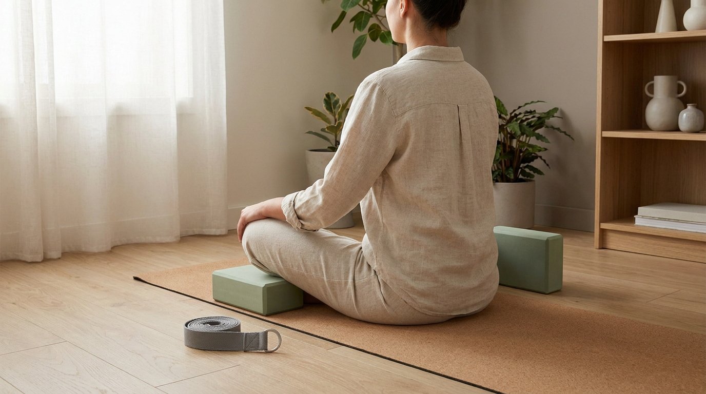 Choisir ses accessoires de yoga pour débuter à la maison